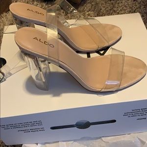 Aldo clear heels